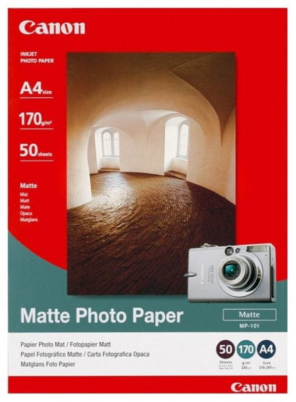 Canon fotopapier MP-101, A4, 50 ks (7981A005)